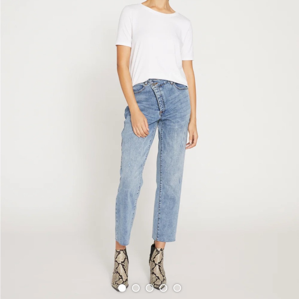 Universal Standard Katie high rise crossover jeans in size 14